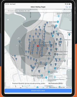 screenshot of Neighborhood Postcards